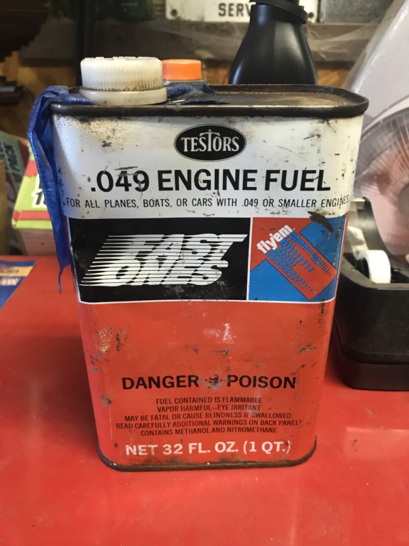 Finely aged glow fuel. 7be85f10