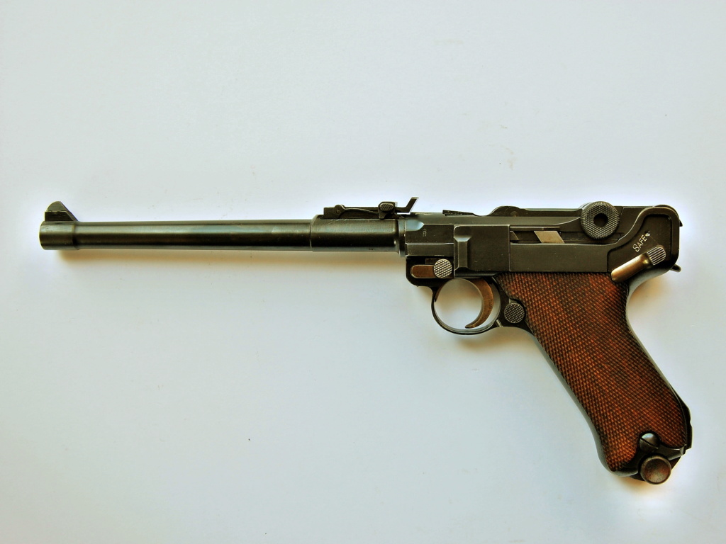 Un pistolet Luger, dit d'artillerie, DWM-Mauser Stoeger "american eagle" n° 421 v, en 9 mm Para. Dwm-ma14