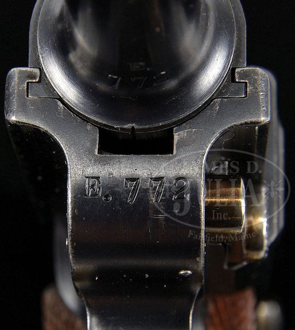 Parabellum Suisse P 00 ( et P 00 / 06 ) Séries E Dwm_1910