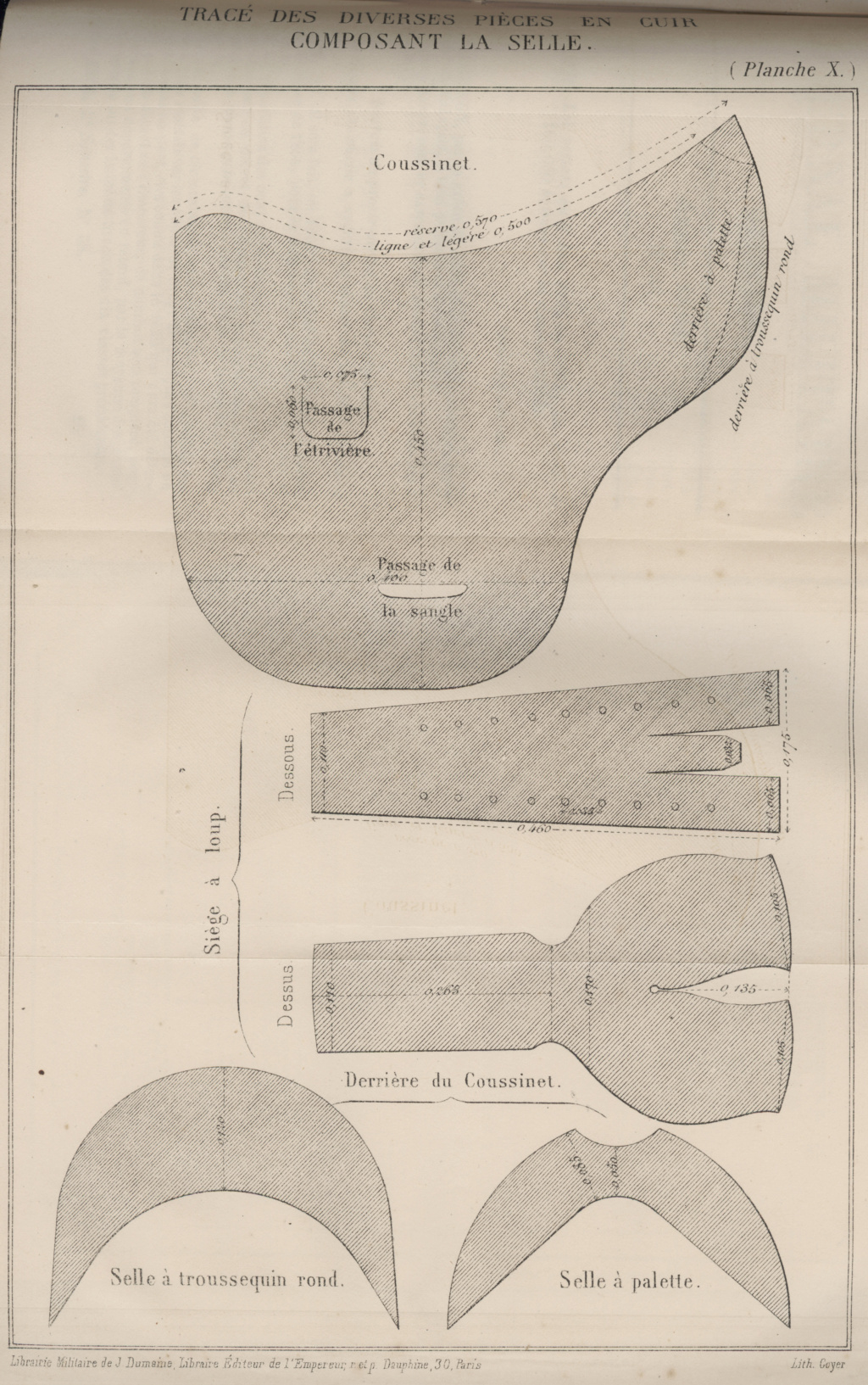 La selle française de cavalerie modèle 1861  Dm_du134