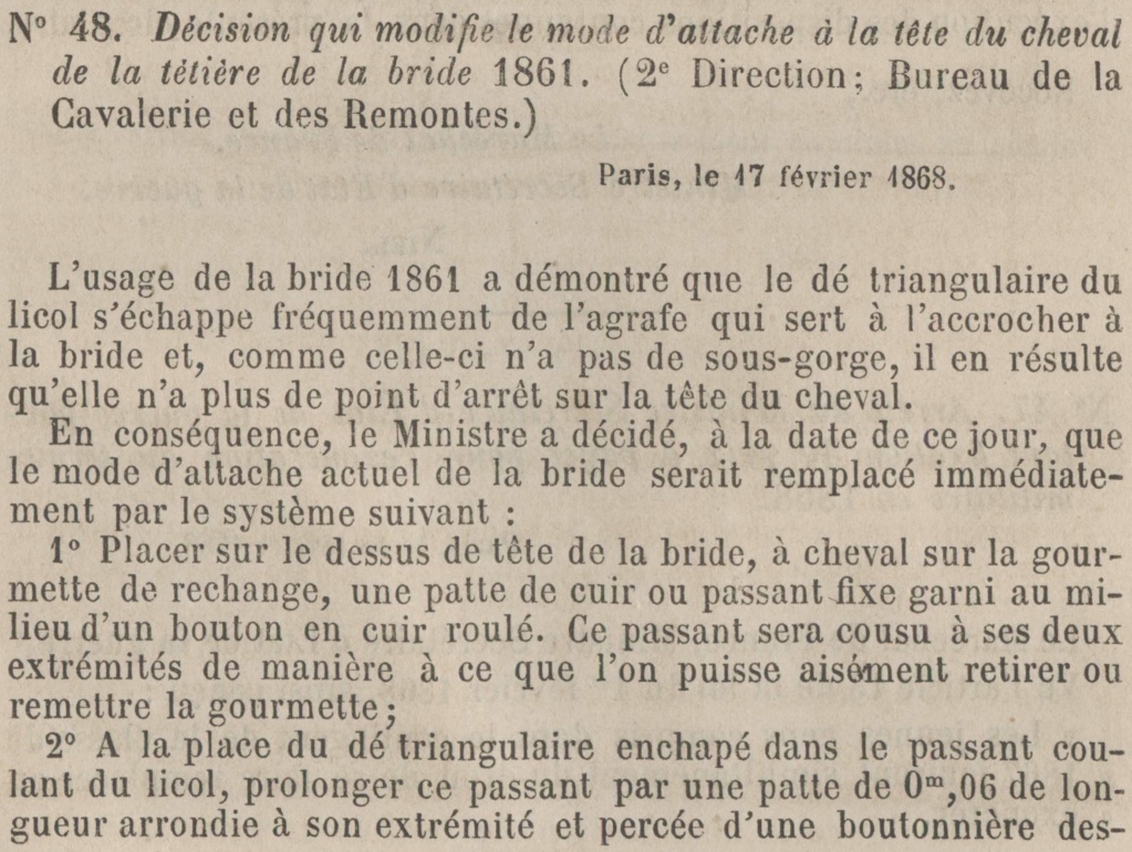 La selle française de cavalerie modèle 1861  - Page 2 Dm_du187