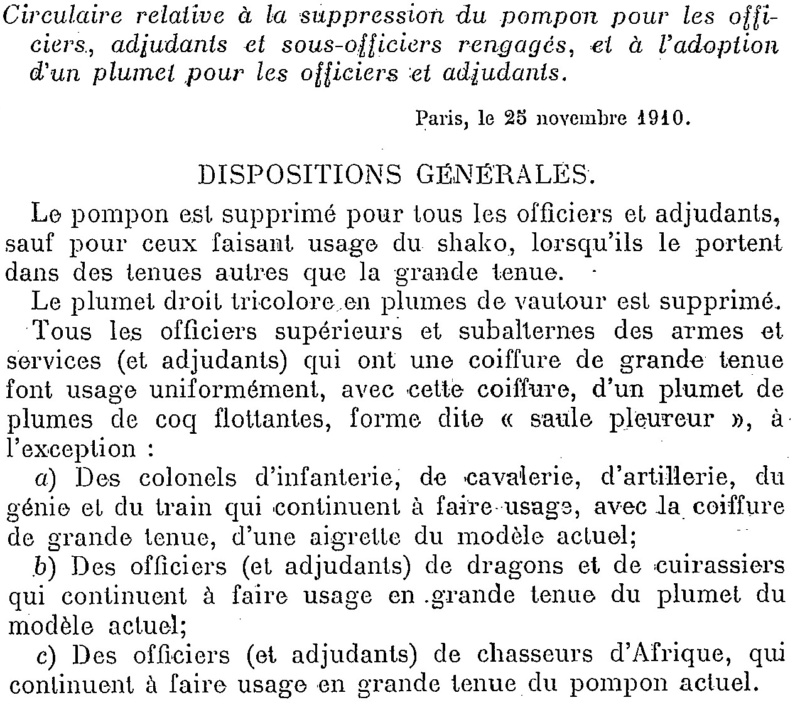 Les képis de grande tenue des officiers et adjudants français Dm_du_44