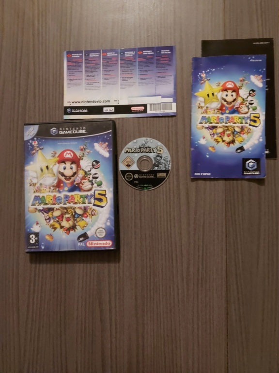 [Vds] Mario Party 5 complet et Super Mario Sunshine sans notice Gamecube vendue  20201220