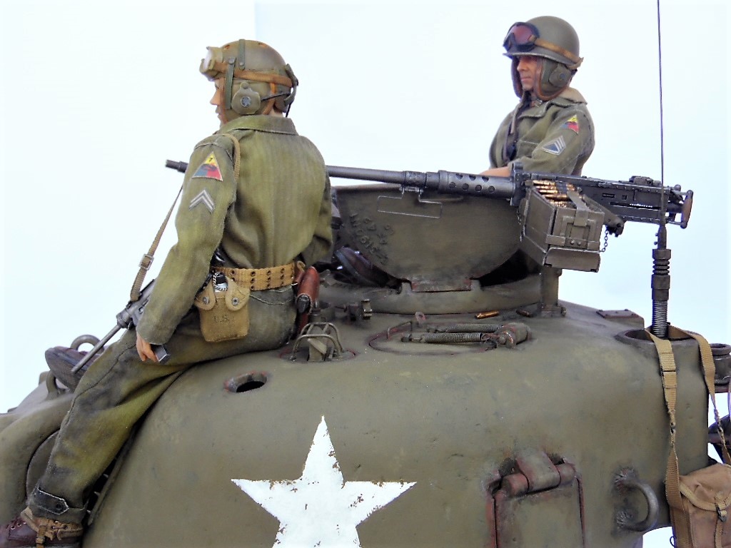 Tourelle scherman M4A3 105 mn  7 eme Division blindées US Sam_4020