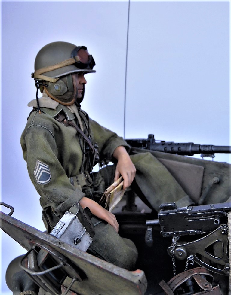 Tourelle scherman M4A3 105 mn  7 eme Division blindées US Sam_4027