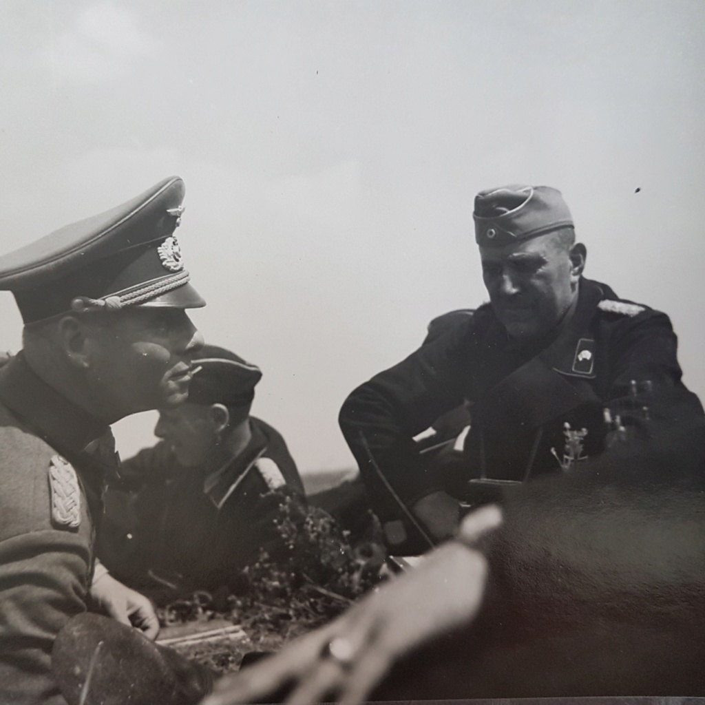 Photo Rommel Africa korps et officier panzer Z10