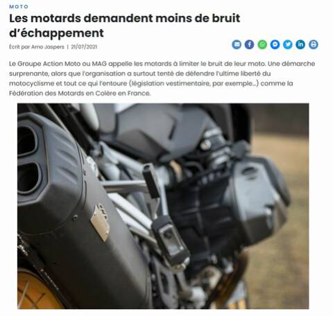 Mobilisation contre le bruit des motos en Europe. - Page 5