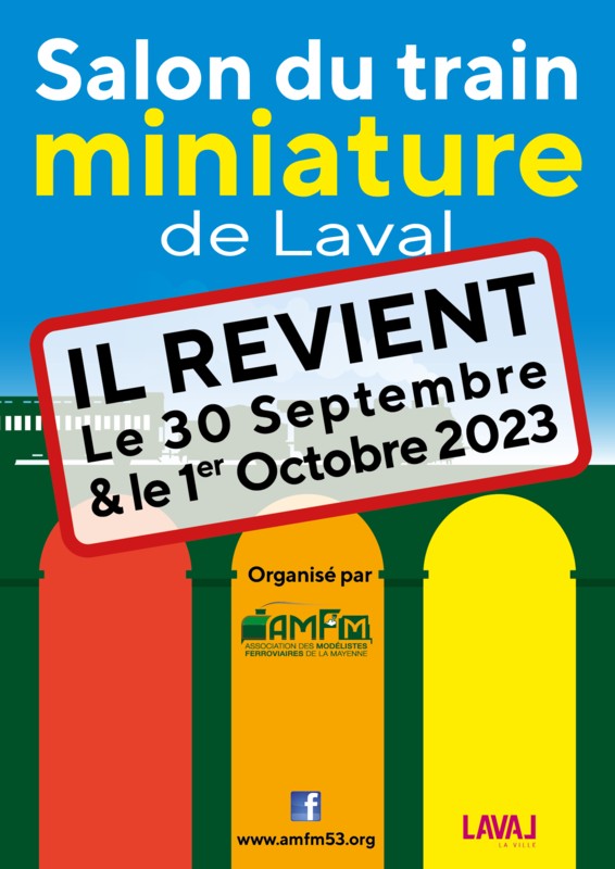 Salon du train miniature de Laval Affich11