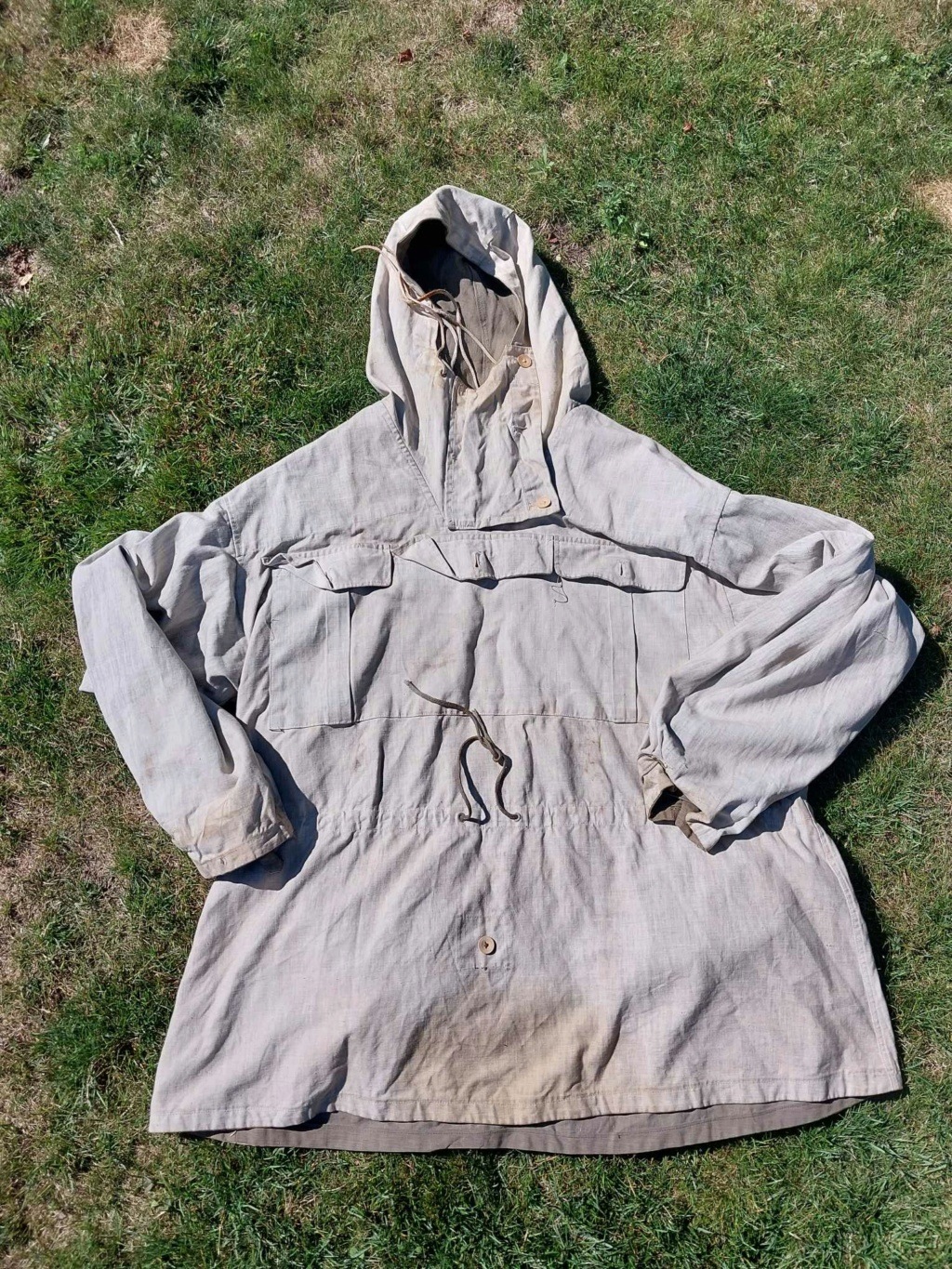 Anorak Windbluse de Gebirgsjäger Blanc_12