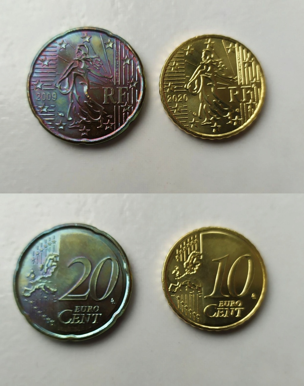 Monnaie de 20 cents d'euro bleutée ?  20_cen10