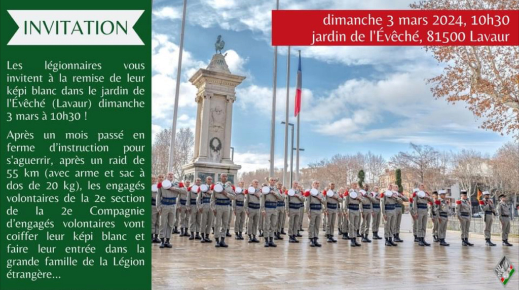 Cérémonie de remise des képis Blancs du 4e Régiment étranger Lavaur.  Img_1210