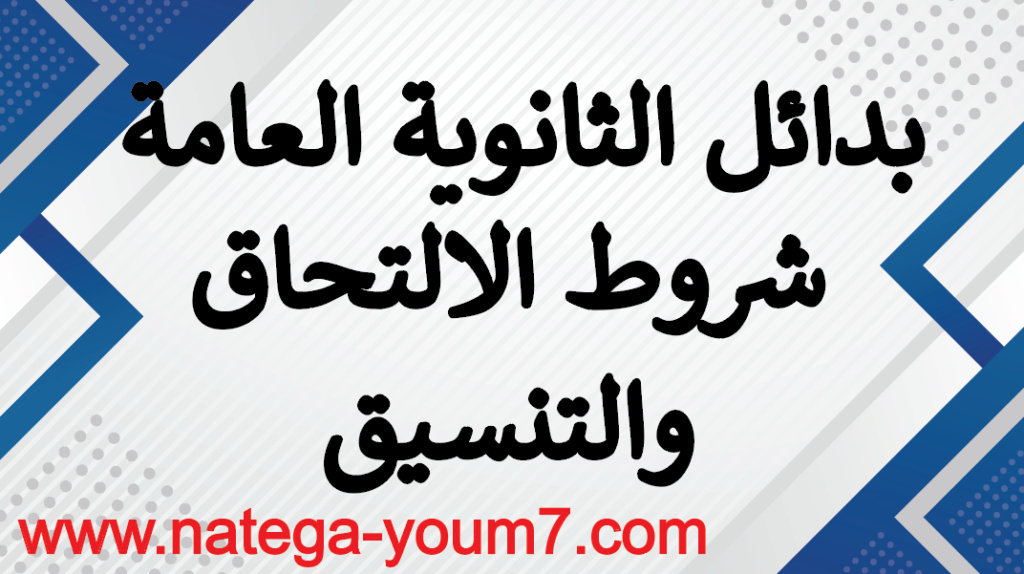افضل بدائل الثانوية العامة 2023 وشروط الالتحاق بها Untitl41