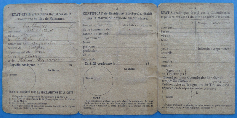 Quelques objets anciens de la police. Carte_14