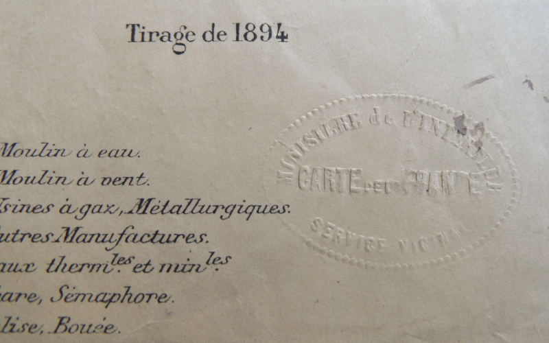 Quelques objets anciens de la police. Carte_23