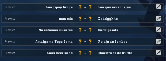 Liga Alianza Mixnotauro 1 - División Cuerno de Oro / Jornada 1 - hasta el domingo 10 de febrero Jorna102