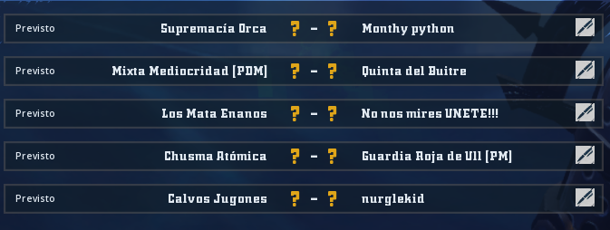 Alianza Mixnotauro 5 - División Cuerno de Plata / Jornada 3 - hasta el domingo 26 de abril Jorna373