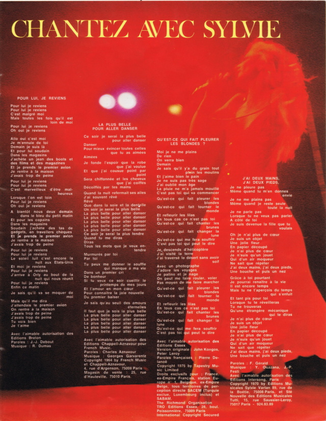 coffret - TEST PRESSING et disque DEMO extrait du coffret de 1976 Livret14