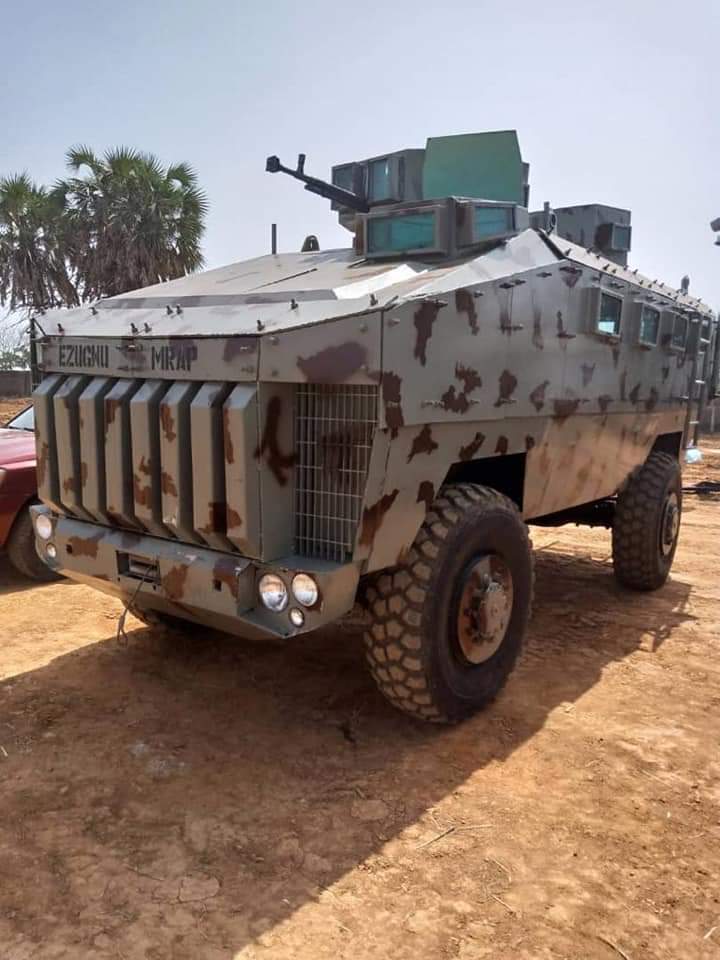 نيجيريا تكشف عن عربه MRAP مصنوعه محليا بأسم Ezugwu 10457410