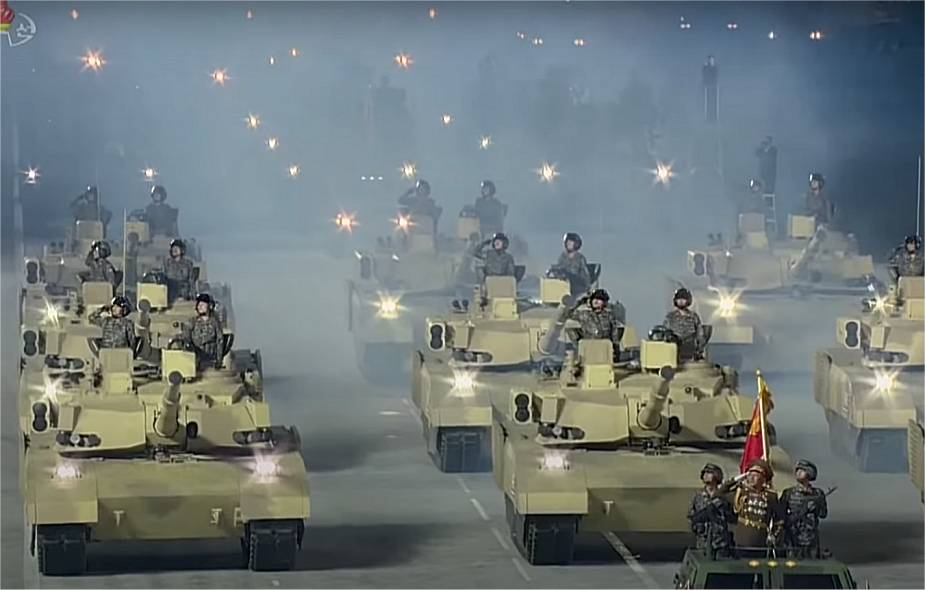 كوريا الشمالية : الابرامز والارماتا في دبابة واحدة !! North_12