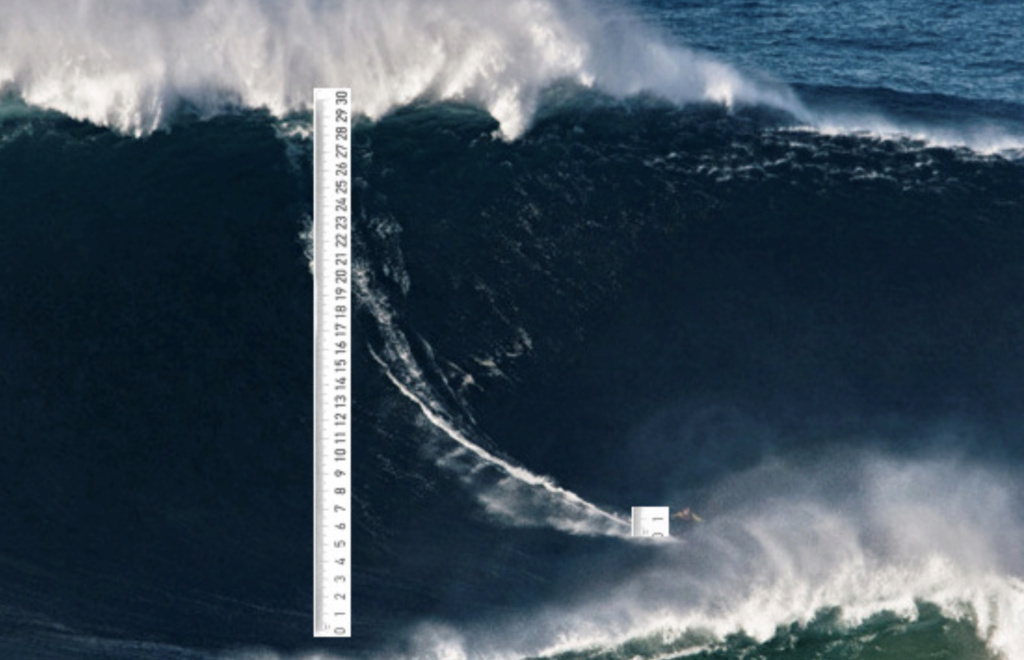 Comment mesurez-vous la hauteur des vagues?  Nazare10