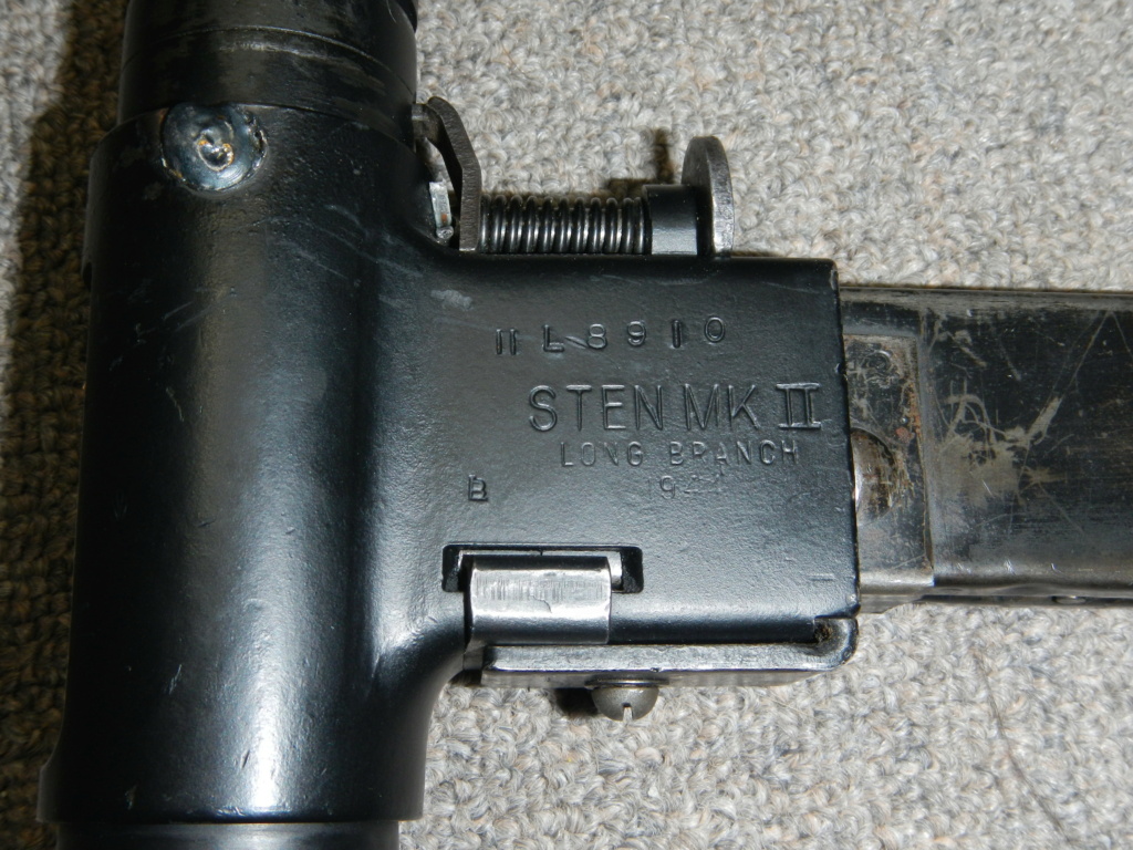Sten MK II fabriqué par Small Arms Limited à Long Branch, Ontario, Canada 528