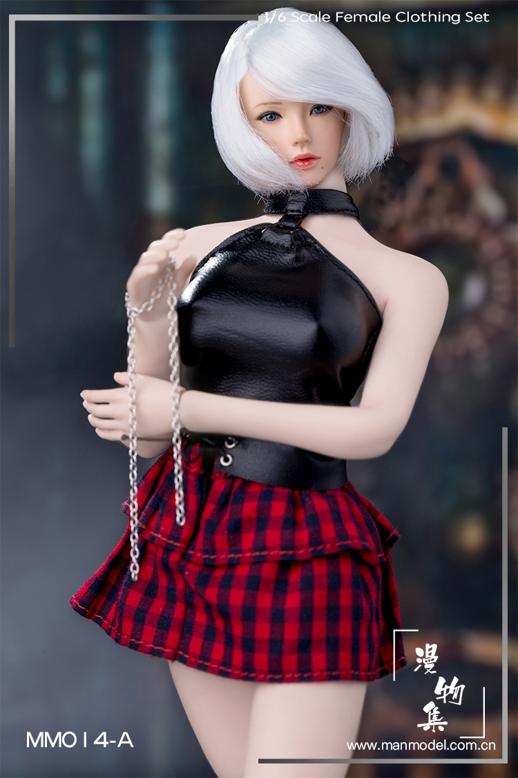 NEW PRODUCT: Diffuser Collection Manmodel 1/6 Doll Costume Series MM014 Punk Girl Costume Set (2 styles) 10380511