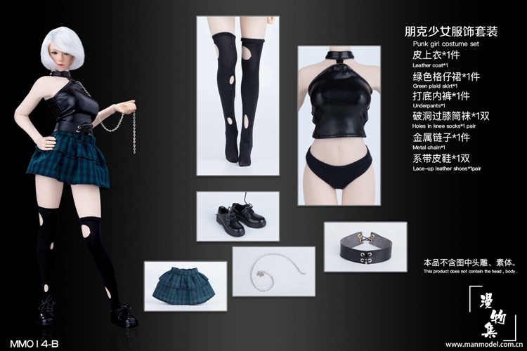 clothing - NEW PRODUCT: Diffuser Collection Manmodel 1/6 Doll Costume Series MM014 Punk Girl Costume Set (2 styles) 10420810