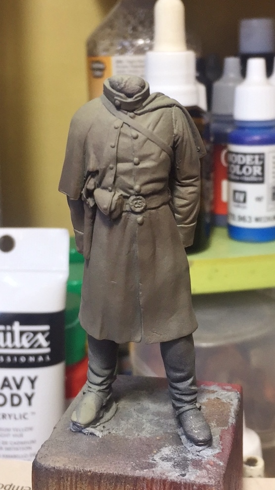 Confederete Infantry Officer - 75mm Elite Miniaturas Filtro10