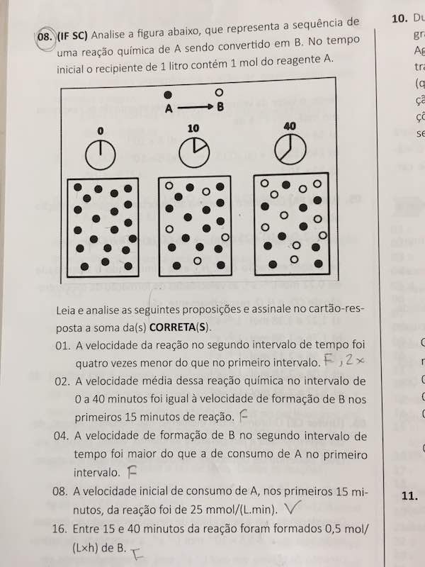 (IFSC)  Reação Química e velocidade Img_0810