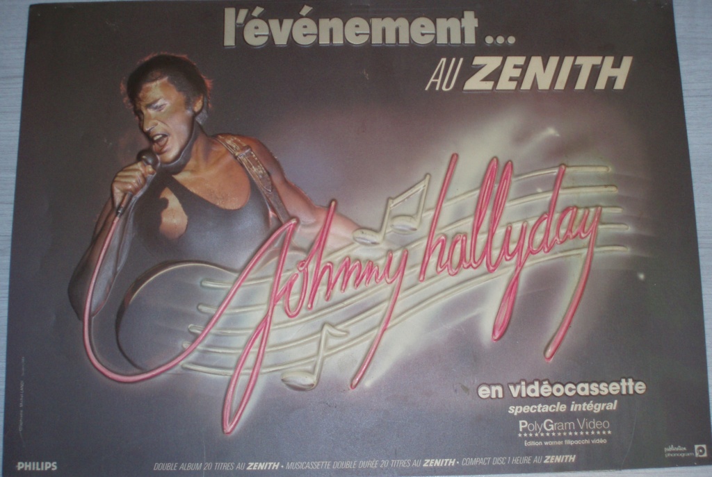  #### JOHNNY HALLYDAY MEMORABILIA - ZÉNITH TOUR  1984-1985 #### Affich10