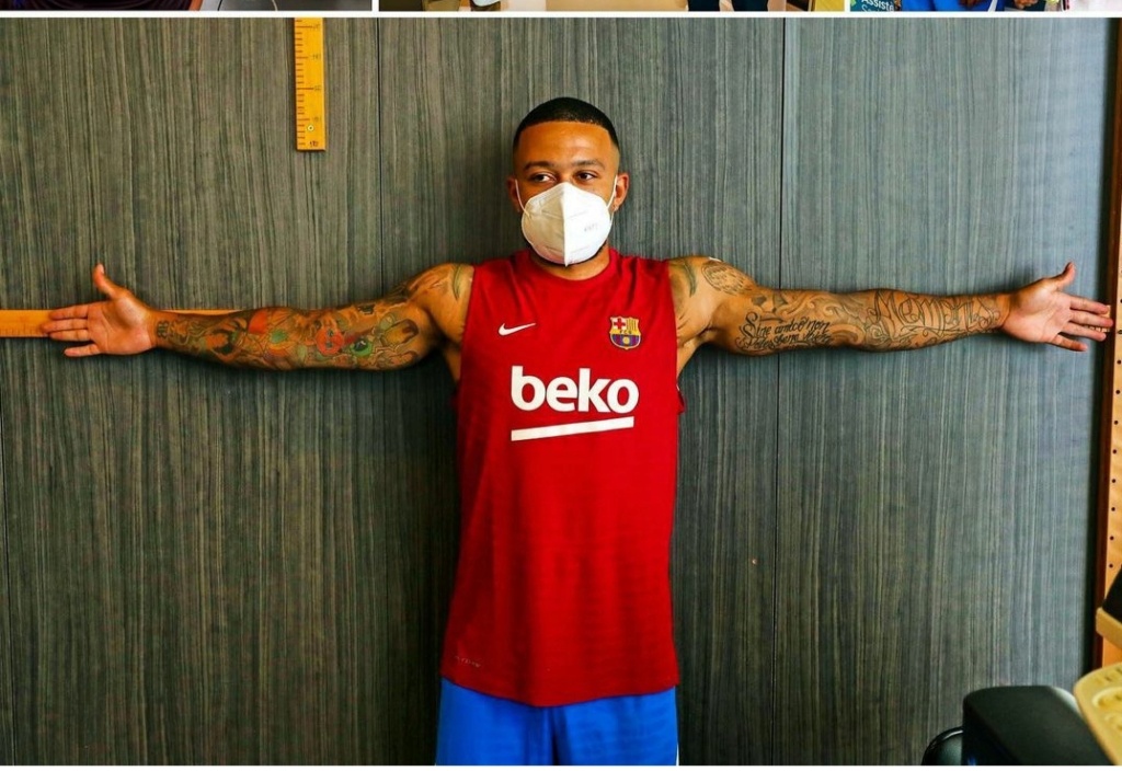 ¿Cuánto mide Memphis Depay? - Altura - Real height Img_3167