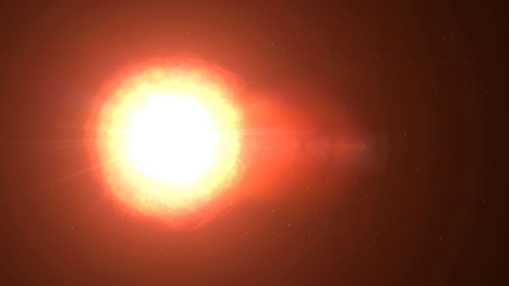 Bételgeuse, l’une des étoiles les plus brillantes du ciel, chute à 36 % de sa luminosité normale 1une-b10