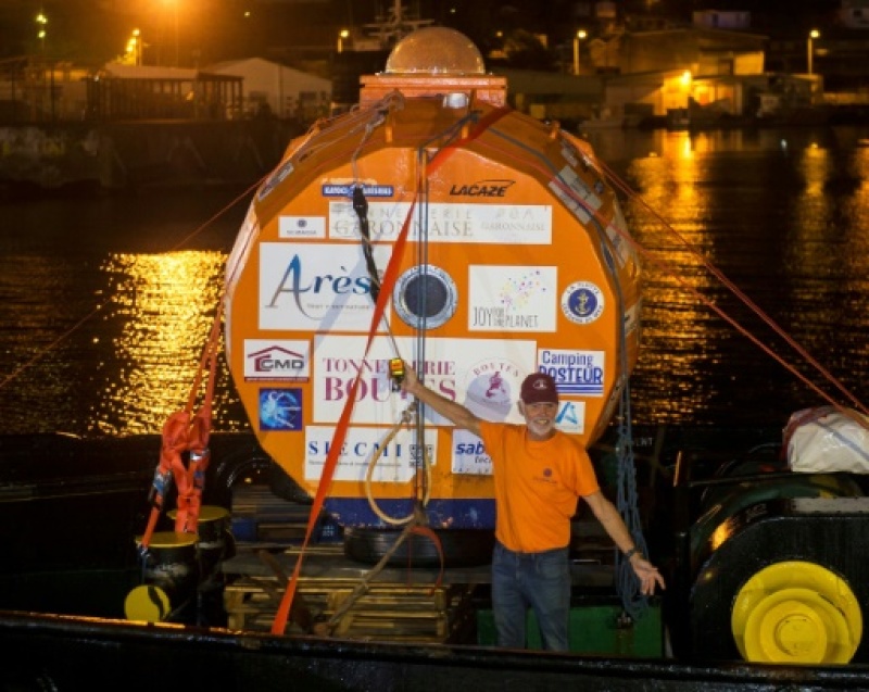 Traversée de l'Atlantique: l'aventurier au tonneau à bon port Jean_s10