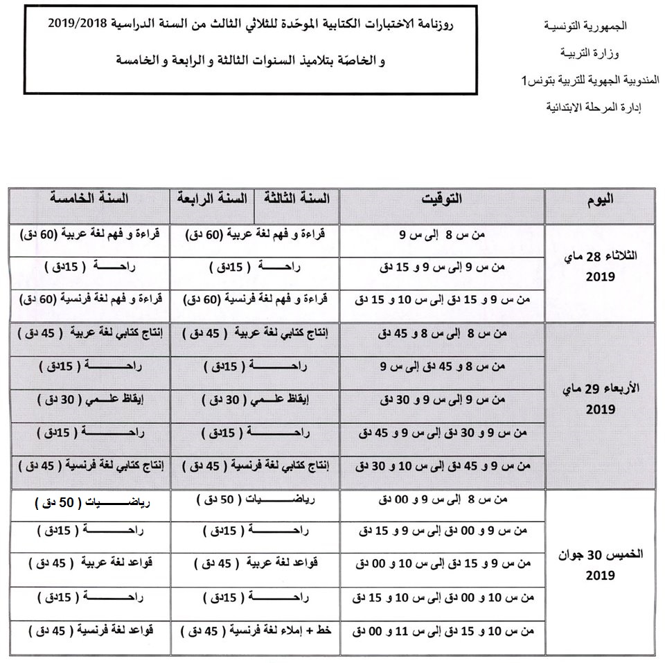 امتحانات الثلاثي الثالث (تونس) Exam_310
