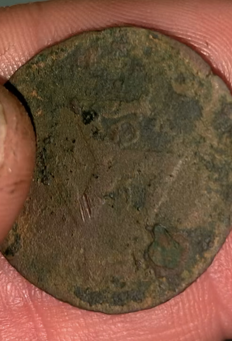 Moneda de la Isla de Man. One penny 1733. C198fb10