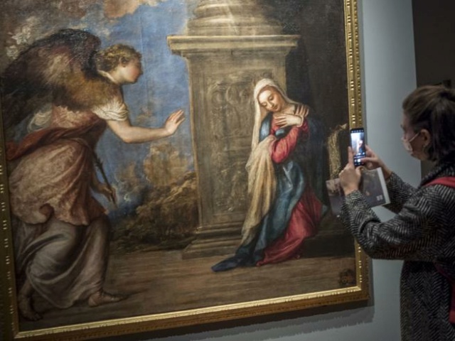 OmoGirando il Museo Diocesano (MI) e l’Annunciazione di Tiziano dal Museo di Capodimonte -22 gennaio Annunc11