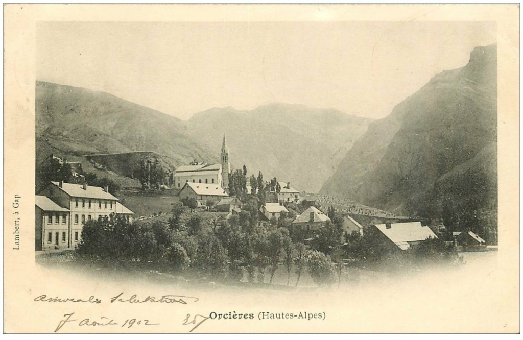 Série de photos  Htes Alpes. 1900 Orcières. 165210