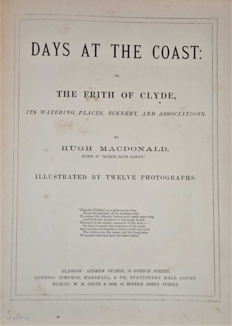 "days at the coast" hugh Macdonald photographies de Thomas Annan 1865 Dsc_0957