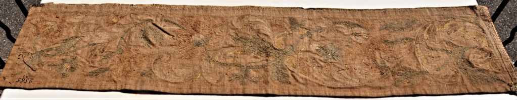 Tapisserie sur soie bandeau de 140 sur 30 cm Dsc_1144