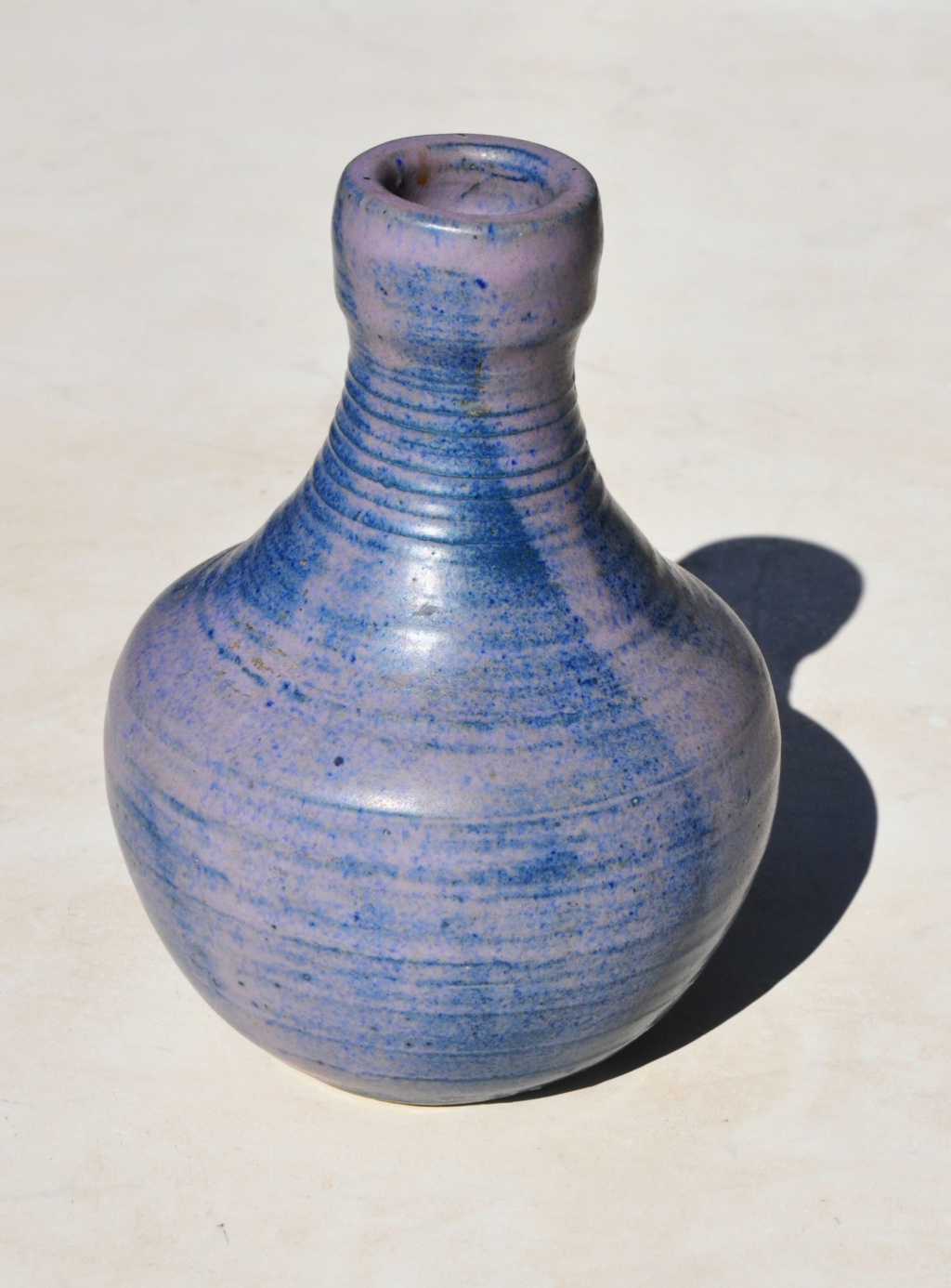 Vase de 16 cm bleu.  Dsc_1208