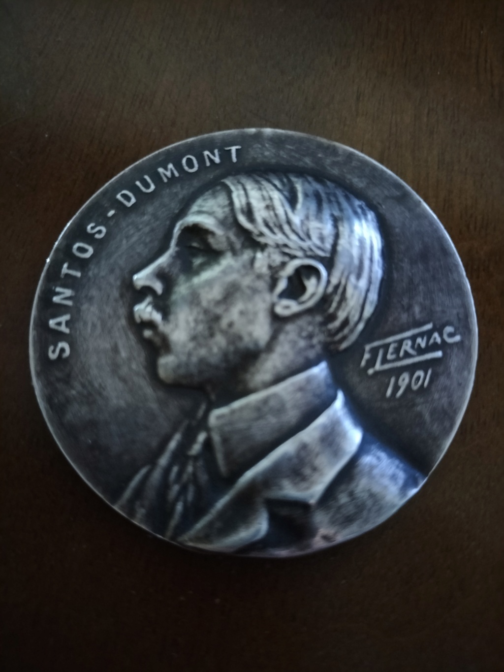 Médaille Lernac Santos Dumont 1901 Img20225