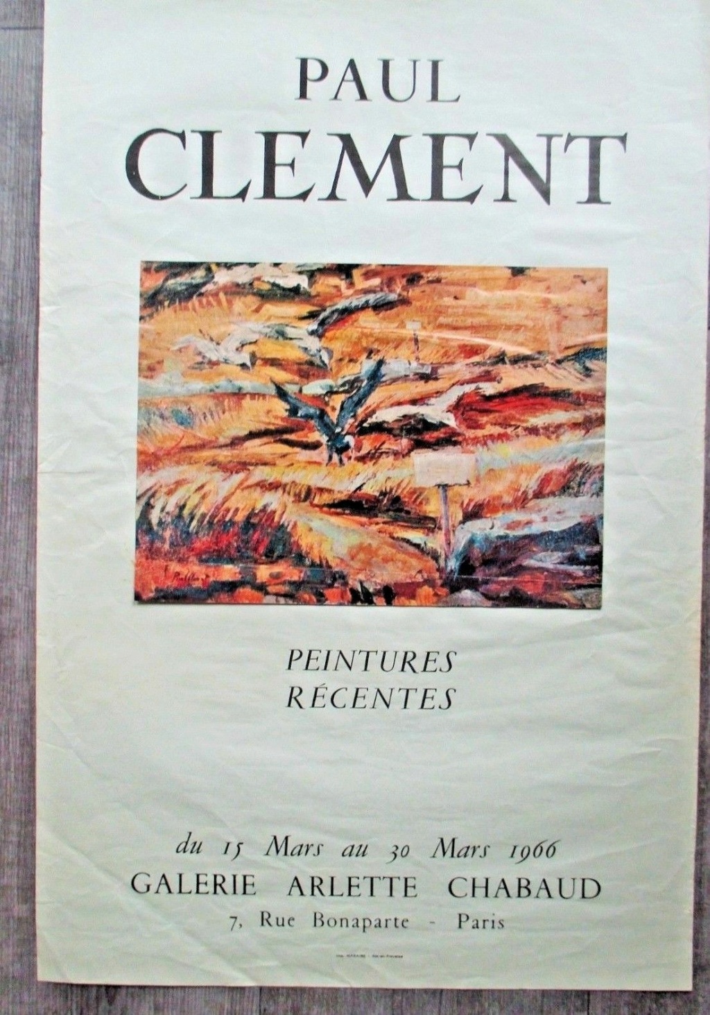 Oeuvre signé Paul Clément S-l16013
