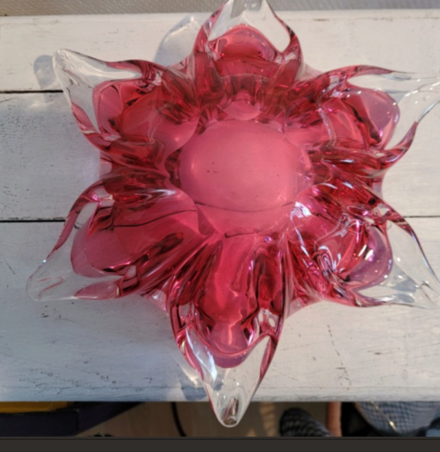 Coupe florale en cristal Scree171