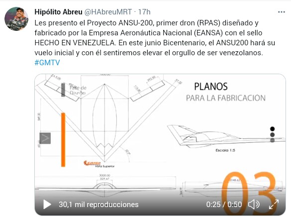 UAVs DE LA AVIACION MILITAR BOLIVARIANA - Página 2 _2021296