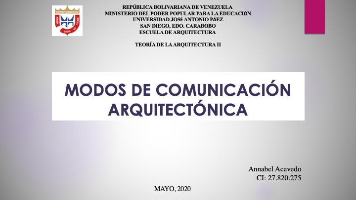 Exposición Modos de comunicación arquitectonica Diapos18