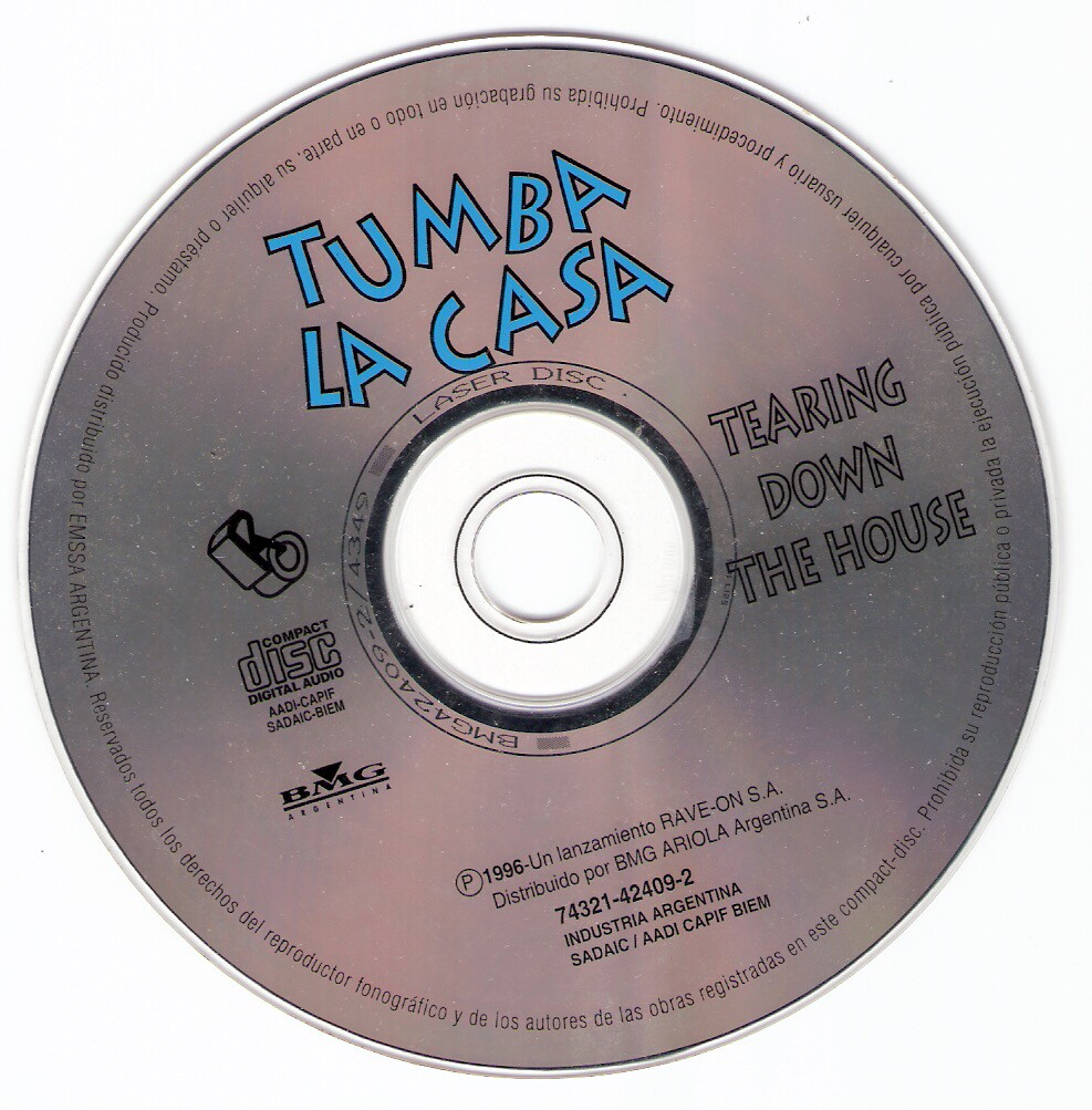 [MP3] VA - Tumba La Casa (Tearing Down The House) (Cutting Records) (CD-2024) (CD) (1996) Cd12