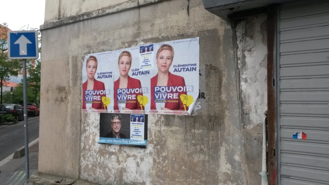 affichage sauvage pendant la campagne 20210511