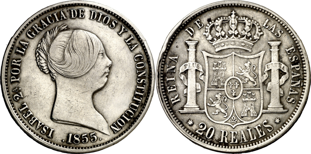 20 Reales Isabel II 1855 Sevilla Aureo_10