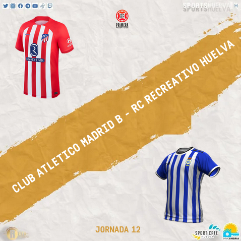 PRIMERA FEDERACION TEMPORADA 2023/2024  JORNADA 11 CLUB ATLETICO MADRID B-RECREATIVO (`POST OFICIAL) 02205