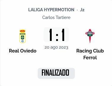 LIGA HYPERMOTION TEMPORADA 2023/2024 JORNADA 2 REAL OVIEDO-RACING CLUB FERROL (POST OFICIAL) 02333